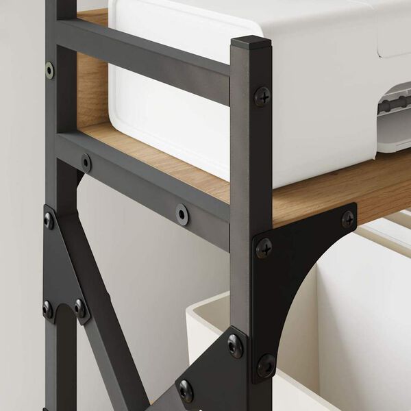 vidaXL Σταντ Εκτυπωτή Artisan Oak 40 x 20 x 40 εκ Επεξεργασμένο ξύλο