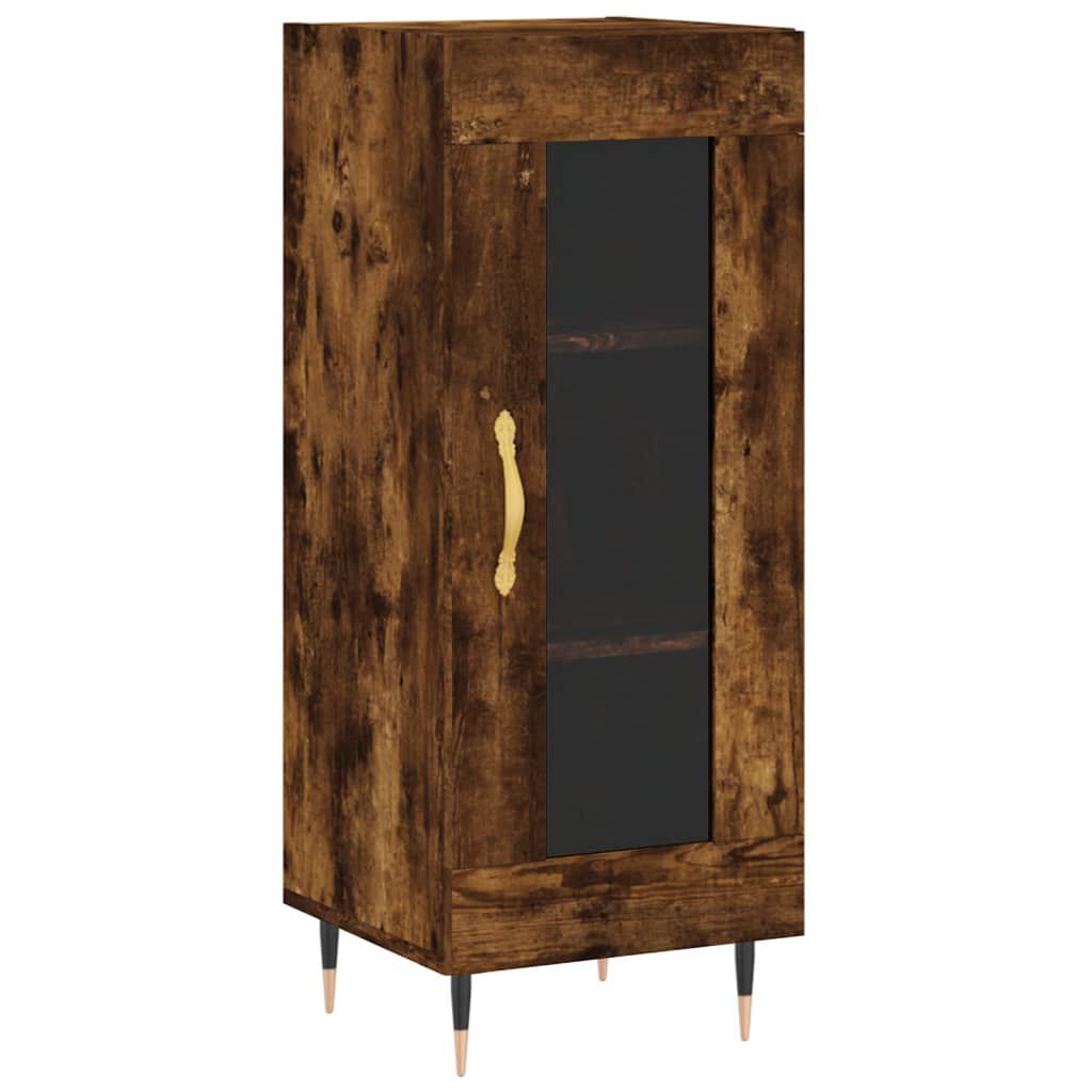 vidaXL Ντουλάπι Καπνιστή δρυς 34,5x34x180 εκ. από Επεξεργασμένο Ξύλο