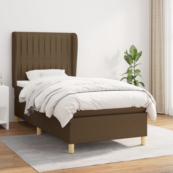 vidaXL &Kappa;&rho;&epsilon;&beta;ά&tau;&iota; Boxspring &mu;&epsilon; &Sigma;&tau;&rho;ώ&mu;&alpha; &Sigma;&kappa;&omicron;ύ&rho;&omicron; &Kappa;&alpha;&phi;έ 80x200 &epsilon;&kappa;. &Upsilon;&phi;&alpha;&sigma;&mu;ά&tau;&iota;&nu;&omicron;
