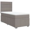 vidaXL &Kappa;&rho;&epsilon;&beta;ά&tau;&iota; Boxspring &mu;&epsilon; &Sigma;&tau;&rho;ώ&mu;&alpha; Taupe 90x200 &epsilon;&kappa;. &Upsilon;&phi;&alpha;&sigma;&mu;ά&tau;&iota;&nu;&omicron;