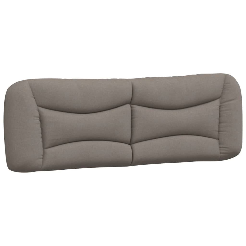 vidaXL Μαξιλάρι για Κεφαλάρι Taupe 160 εκ. Υφασμάτινο