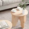 vidaXL Τραπεζάκι σαλονιού 2 pcs Φυσικό 39.5 x 39.5 x 30 εκ.