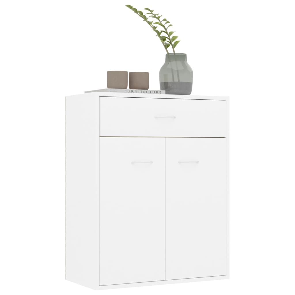 vidaXL Ντουλάπι Λευκό 60 x 30 x 75 εκ. από Επεξεργασμένο Ξύλο
