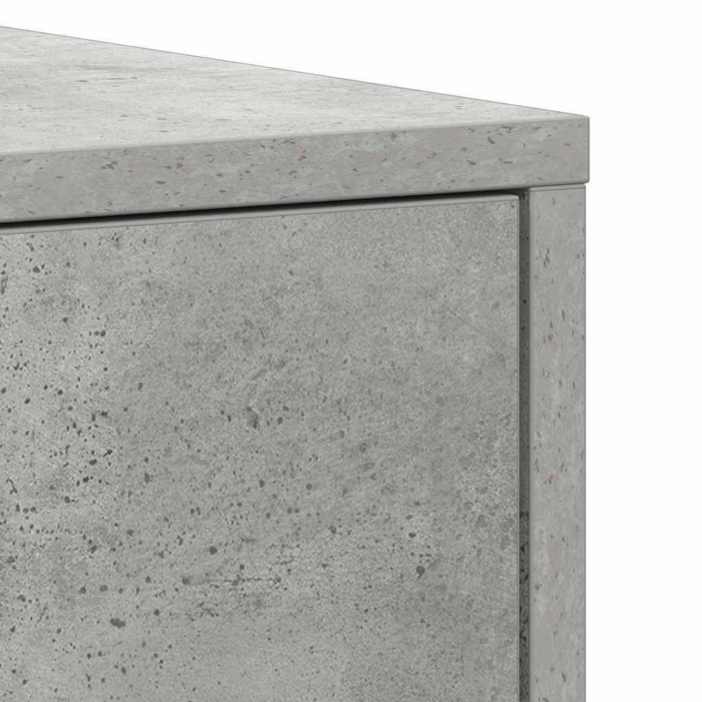 vidaXL Στήλη Μπάνιου Γκρι Σκυροδέματος 30x30x183,5 εκ. Επεξεργ. Ξύλο