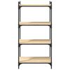 vidaXL Βιβλιοθήκη 4 Επιπέδων Sonoma Δρυς 60x30x120 εκ. Επεξεργ. Ξύλο