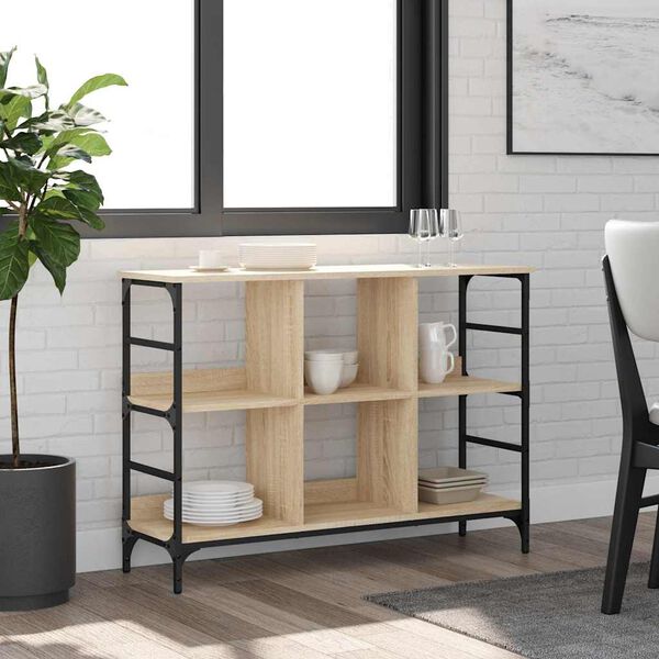 vidaXL Μπουφές Sonoma Δρυς 102 x 32 x 73,5 εκ. από Τεχνητό Ξύλο