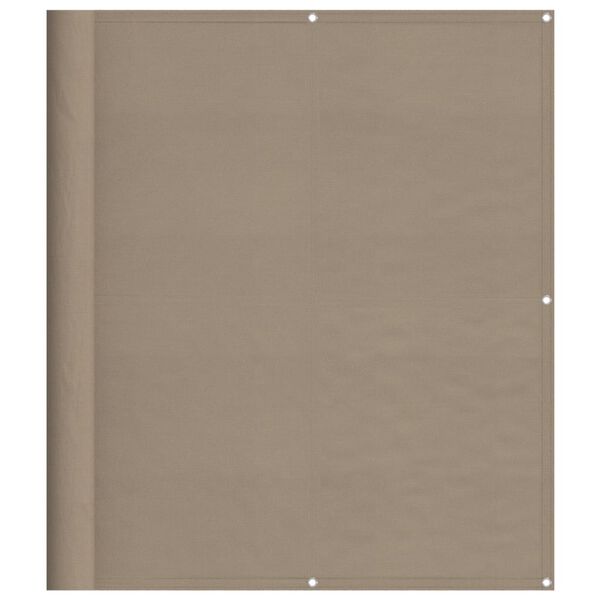 vidaXL &Delta;&iota;&alpha;&chi;&omega;&rho;&iota;&sigma;&tau;&iota;&kappa;ό &Beta;&epsilon;&rho;ά&nu;&tau;&alpha;&sigmaf; Taupe 120x800&epsilon;&kappa; 100% &Pi;&omicron;&lambda;. Ύ&phi;&alpha;&sigma;&mu;&alpha; Oxford