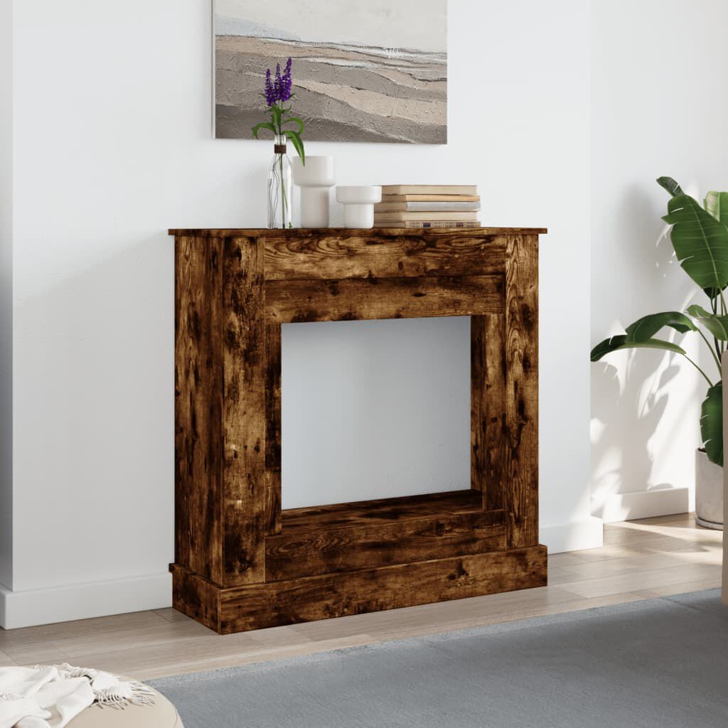 vidaXL Πλαίσιο Τζακιού Καπνιστή Δρυς 90x30x90 εκ. από Επεξ. Ξύλο