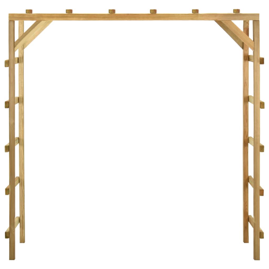 vidaXL Πολύζυγο Εξωτερικού Χώρου 170x60x170 εκ. από Μασίφ Ξύλο Πεύκου
