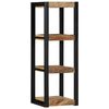 vidaXL Ράφι τοίχου 35x35x100 cm Στερεό ακατέργαστο ξύλο Mango