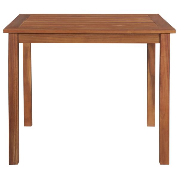 vidaXL Τραπέζι Κήπου 85 x 85 x 74 εκ. από Μασίφ Ξύλο Ακακίας