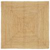 vidaXL Χαλί Μπεζ 120 x 120 cm Γιούτα