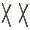vidaXL &Pi;ό&delta;&iota;&alpha; &Tau;&rho;&alpha;&pi;&epsilon;&zeta;&alpha;&rho;ί&alpha;&sigmaf; &sigma;&epsilon; &Sigma;&chi;ή&mu;&alpha; &Chi;, 2 &tau;&epsilon;&mu;. &alpha;&pi;ό &Phi;&upsilon;&sigma;&iota;&kappa;ό &Alpha;&tau;&sigma;ά&lambda;&iota; 70x(72-73) &epsilon;&kappa;. &Alpha;&tau;&sigma;ά&lambda;&iota;