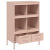 vidaXL Ντουλάπι Ροζ 68 x 39 x 101,5 εκ. από Χάλυβα