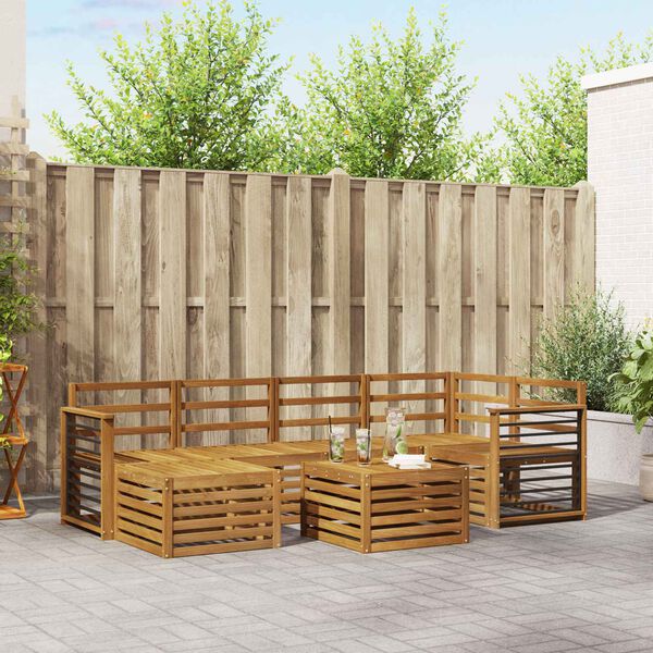 vidaXL &Sigma;&epsilon;&tau; &Kappa;&alpha;&nu;&alpha;&pi;έ &Phi;&upsilon;&sigma;&iota;&kappa;ό &Sigma;&tau;&epsilon;&rho;&epsilon;ό &Xi;ύ&lambda;&omicron; &Alpha;&kappa;&alpha;&kappa;ί&alpha;&sigmaf;