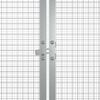 vidaXL Κοτέτσι - Κλουβί Γκρι 200x91x100 εκ. από Γαλβανισμένο Χάλυβα