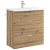 vidaXL &Sigma;&epsilon;&tau; &Epsilon;&pi;ί&pi;&lambda;&omega;&nu; &Mu;&pi;ά&nu;&iota;&omicron;&upsilon; Artisan &Delta;&rho;&upsilon;&sigmaf; 81 x 40 x 84,5 &epsilon;&kappa;