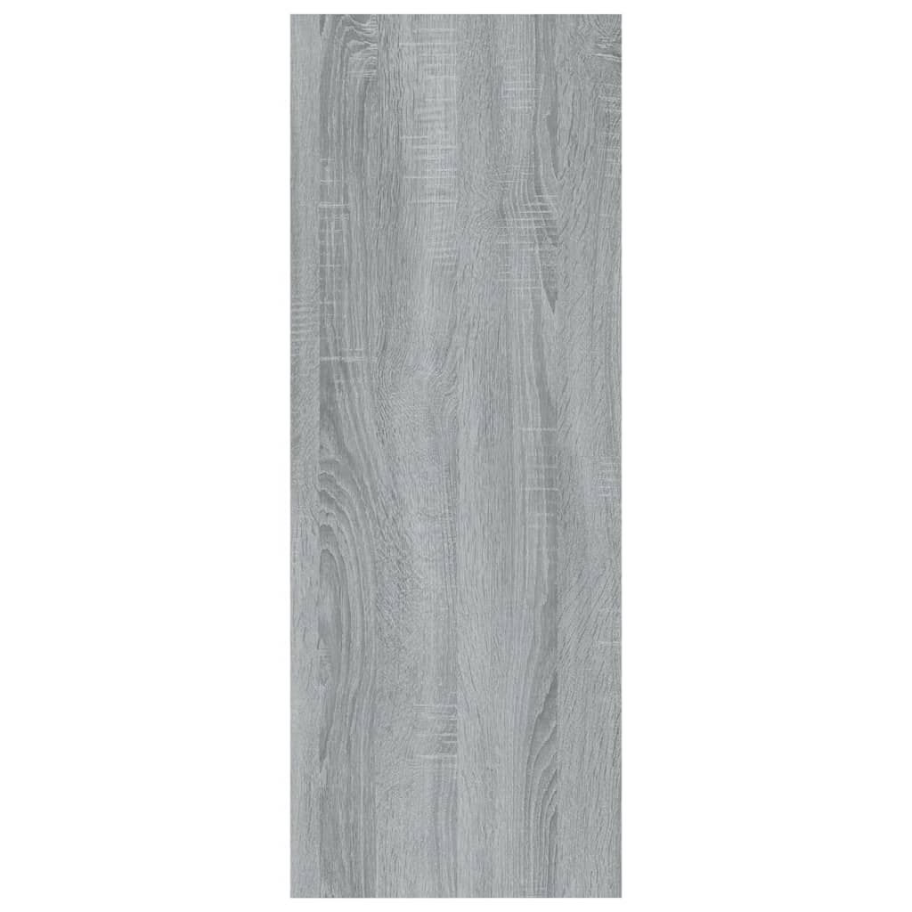 vidaXL Τραπέζι Κονσόλα Γκρι Sonoma 78 x 30 x 80 εκ. Επεξεργασμένο Ξύλο