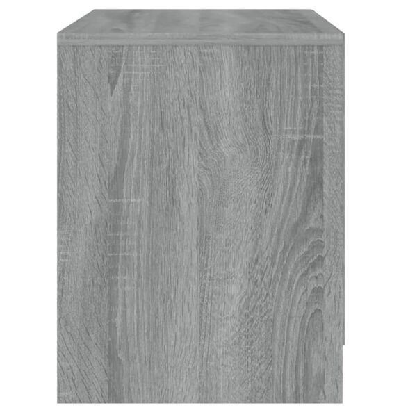 vidaXL Κομοδίνα 2 τεμ. Γκρι Sonoma 45 x 34,5 x 44,5 εκ. Μοριοσανίδα