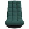 vidaXL Περιστρεφόμενη καρέκλα δαπέδου Σκούρο πράσινο 70x51x79 cm