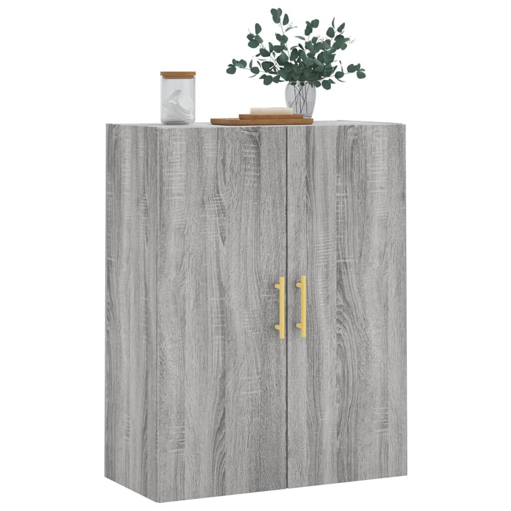 vidaXL Ντουλάπι Τοίχου Γκρι Sonoma 69,5 x 34 x 90 εκ.