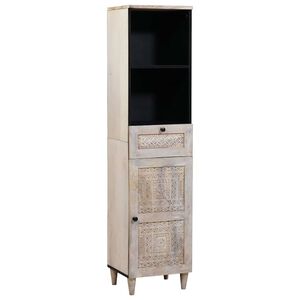 vidaXL &Nu;&tau;&omicron;&upsilon;&lambda;ά&pi;&iota; &Mu;&pi;ά&nu;&iota;&omicron;&upsilon; &Lambda;&epsilon;&upsilon;&kappa;ό 38 x 33 x 160 &epsilon;&kappa;. &Epsilon;&pi;&epsilon;&xi;&epsilon;&rho;&gamma;&alpha;&sigma;&mu;έ&nu;&omicron; &xi;ύ&lambda;&omicron;