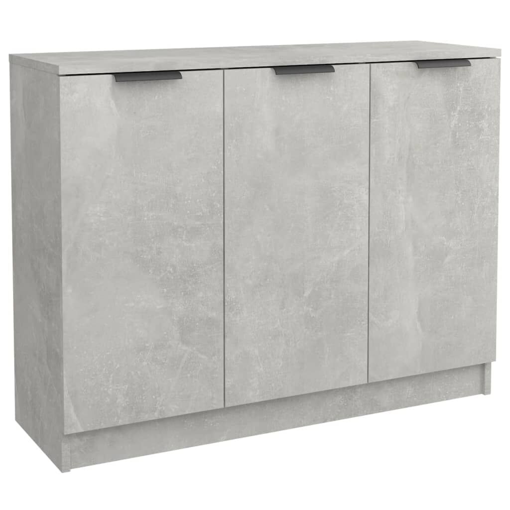 vidaXL Ντουλάπι Γκρι Σκυροδέματος 90,5x30x70 εκ. Επεξεργασμένο Ξύλο