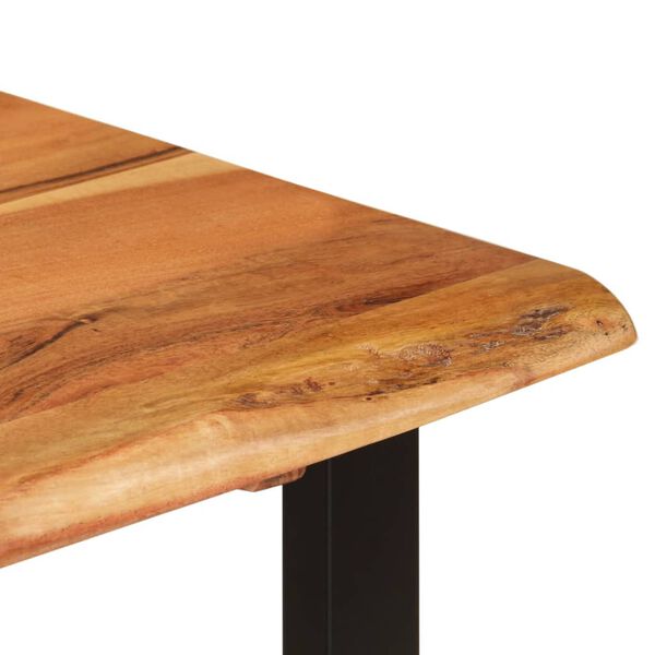 vidaXL Τραπεζαρία 110 x 50 x 76 εκ. από Μασίφ Ξύλο Ακακίας