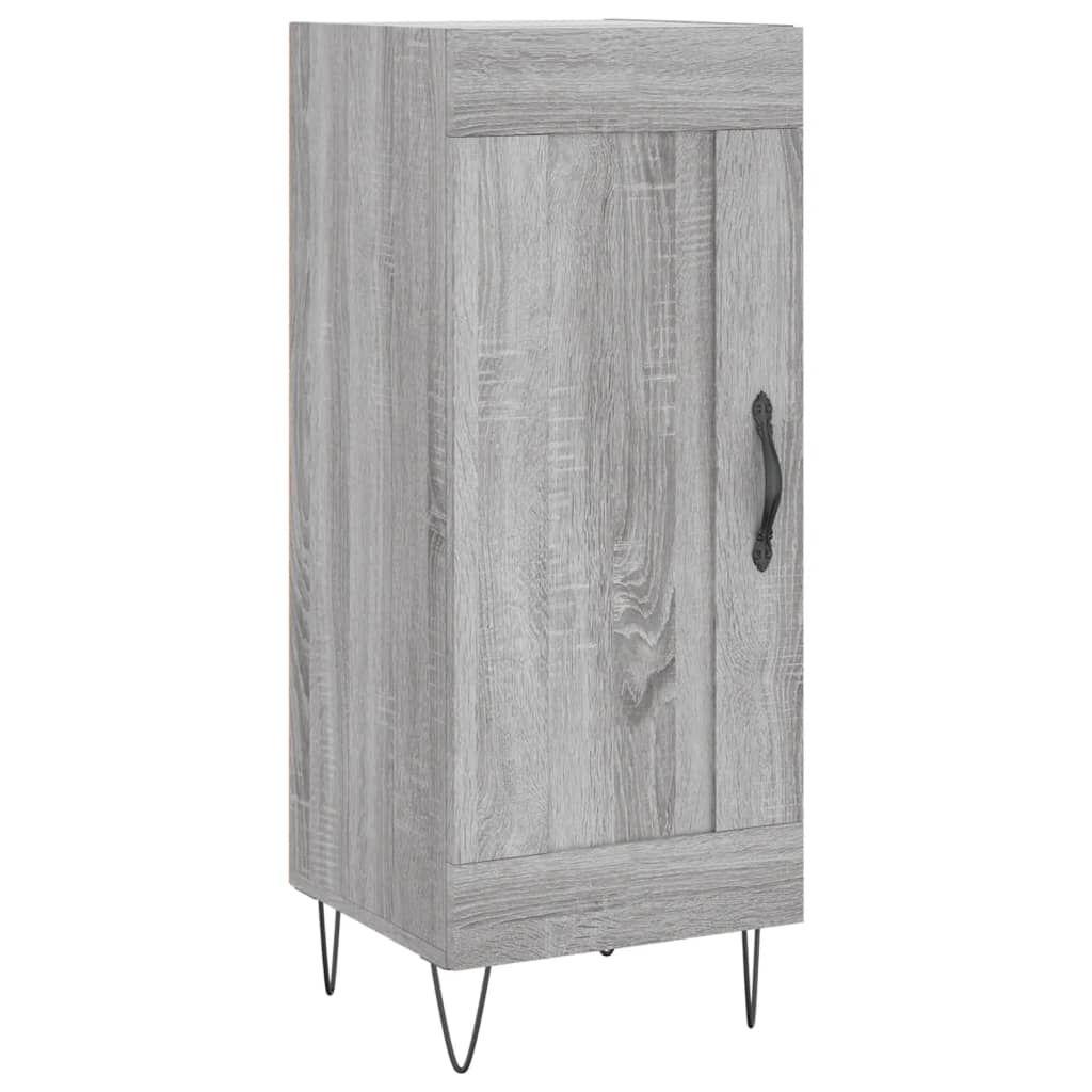 vidaXL Ντουλάπι Γκρι Sonoma 34,5x34x90 εκ. από Επεξεργασμένο Ξύλο