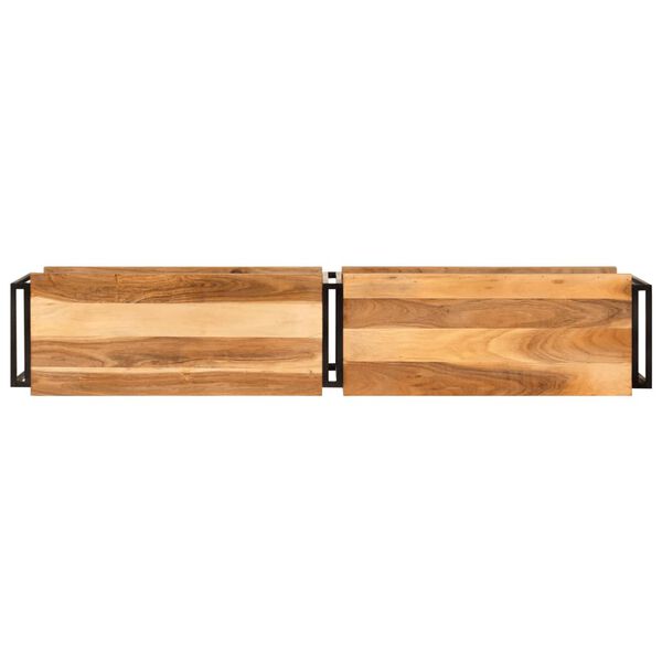 vidaXL Έπιπλο Τηλεόρασης 160 x 30 x 40 εκ. από Μασίφ Ξύλο Ακακίας