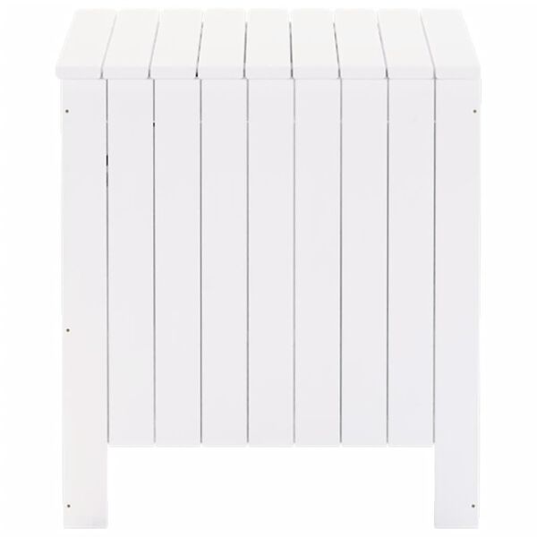 vidaXL Κουτί Αποθήκευσης με Καπάκι RANA Λευκό 60x49x54εκ. Μασίφ Πεύκο