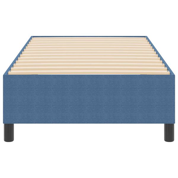 vidaXL Κρεβάτι με ελατήρια Μπλε 90 x 200 cm Βελούδο