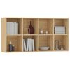 vidaXL Ραφιέρα/Βιβλιοθήκη Sonoma Δρυς 66x30x130 εκ. από Επεξ. Ξύλο