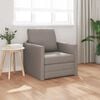 vidaXL Καναπές-Κρεβάτι Δαπέδου 2 σε 1 Taupe 112x174x55 εκ. Ύφασμα