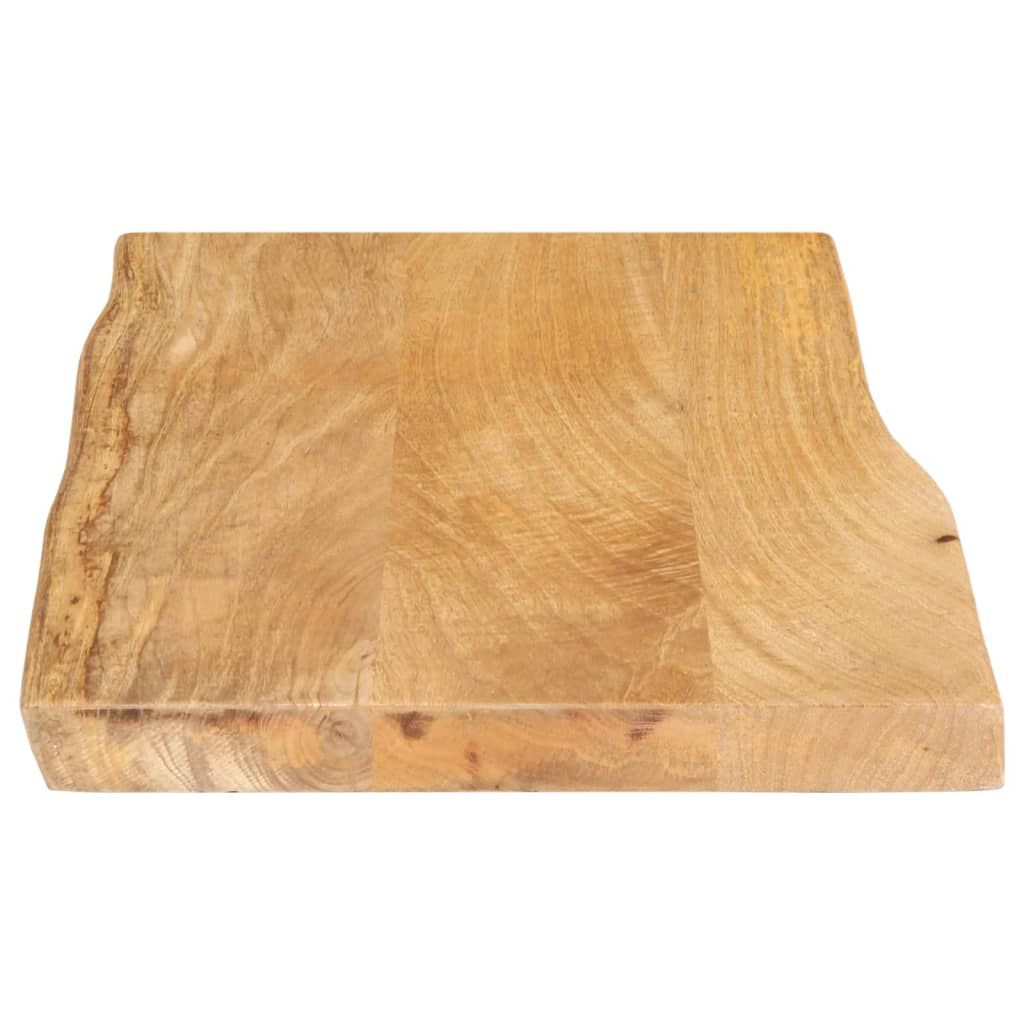 vidaXL Επιφάνεια Τραπεζιού 50x40x2,5 εκ. Live Edge Μασίφ Ξύλο Μάνγκο