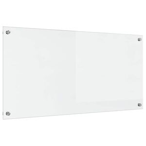 vidaXL Πίσω Πάνελ Κουζίνας Διαφανές 100 x 50 cm σκληρυμένο γυαλί