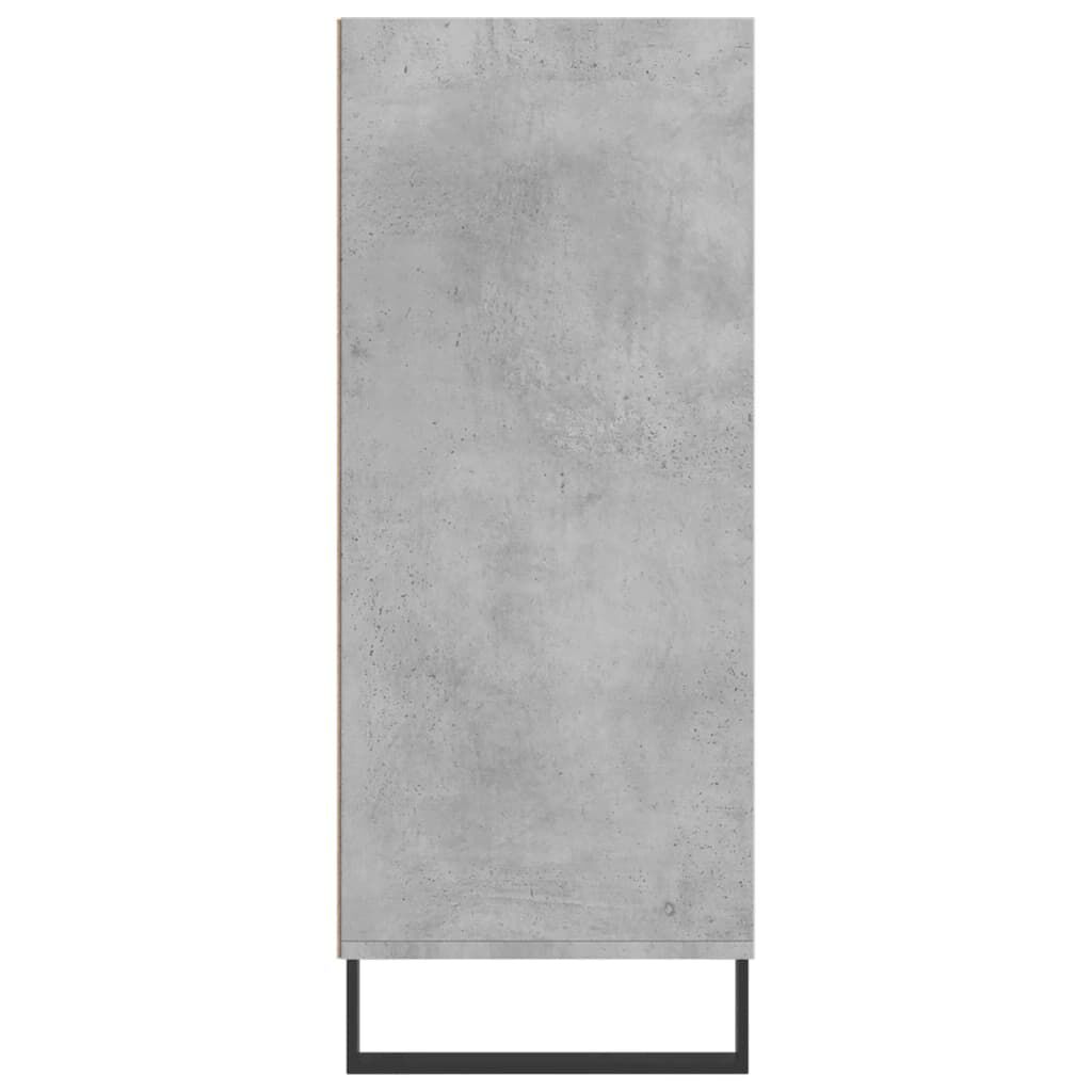vidaXL Ραφιέρα Γκρι Σκυροδέματος 57 x 35 x 90 από Επεξεργασμένο Ξύλο
