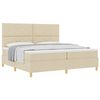 vidaXL &Kappa;&rho;&epsilon;&beta;ά&tau;&iota; &mu;&epsilon; &epsilon;&lambda;&alpha;&tau;ή&rho;&iota;&alpha; &mu;&epsilon; &kappa;&epsilon;&phi;&alpha;&lambda;ά&rho;&iota; &Kappa;&rho;&epsilon;&mu; 200 x 200 cm ύ&phi;&alpha;&sigma;&mu;&alpha;