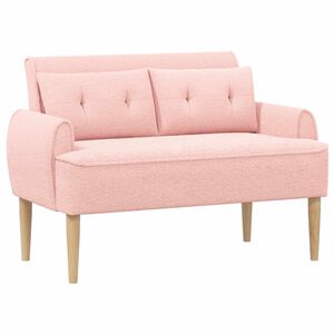 vidaXL Love seat &mu;&epsilon; &kappa;&omicron;&upsilon;&mu;&pi;&iota;ά &Rho;&omicron;&zeta; 117 x 67 x 77 &epsilon;&kappa;. &Mu;&pi;&omicron;&upsilon;&kappa;&lambda;έ