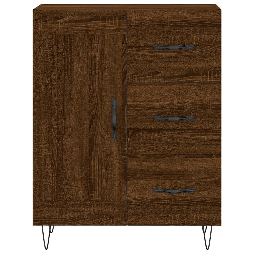 vidaXL Ντουλάπι Καφέ Δρυς 69,5 x 34 x 90 εκ. Επεξεργασμένο Ξύλο