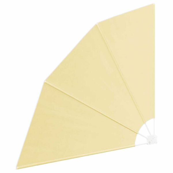 vidaXL Αδιάφανο σκίαστρο μπαλκονιού Άμμος 160 x 160 cm ύφασμα