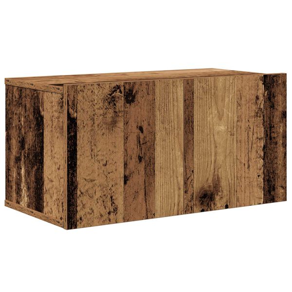 vidaXL Σετ Καθισμάτων Τηλεόρασης 8 pcs Παλιό ξύλο 30.5 x 30 x 90 cm