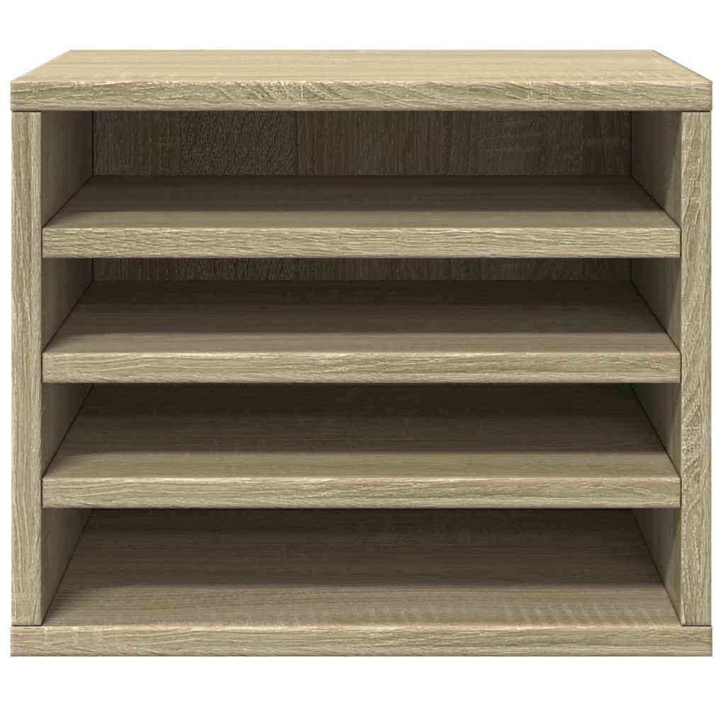 vidaXL Έπιπλο Οργάνωσης Γραφείου Sonoma Δρυς 36x26x29,5εκ Επεξ. Ξύλο