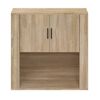vidaXL Ντουλάπι Τοίχου Sonoma Δρυς 80x33x80 εκ. Επεξεργασμένο Ξύλο
