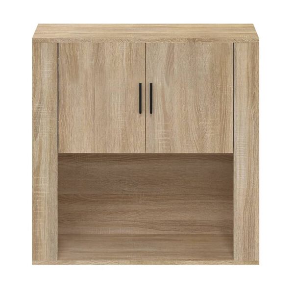 vidaXL Ντουλάπι Τοίχου Sonoma Δρυς 80x33x80 εκ. Επεξεργασμένο Ξύλο