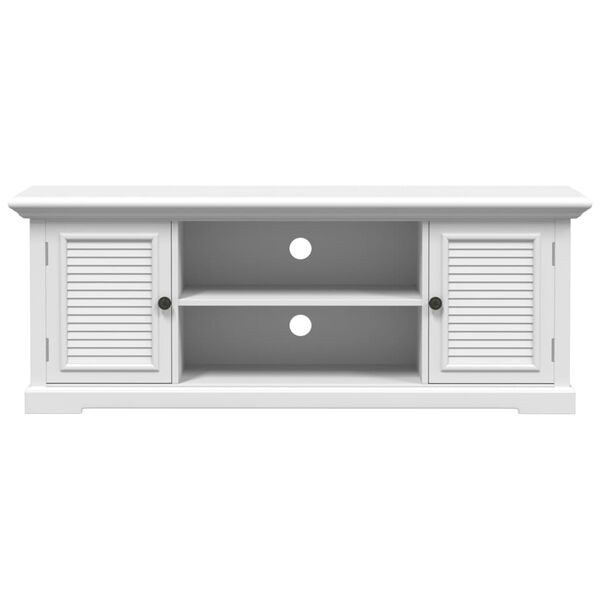 vidaXL Έπιπλο Τηλεόρασης Λευκό 110x30x41 εκ. από Επεξεργασμένο Ξύλο