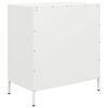 vidaXL Ντουλάπι Λευκό 68x39x73,5 εκ. από Χάλυβα Ψυχρής Έλασης