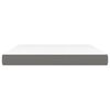 vidaXL Στρώμα με Pocket Springs Σκούρο Γκρι 180x200x20 εκ. Υφασμάτινο