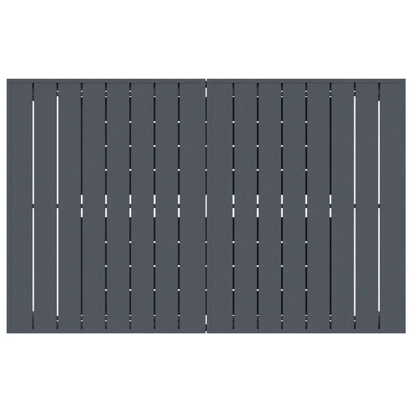 vidaXL Σετ Τραπεζαρίας Κήπου 9 pcs Μαύρο Large Μέταλλο & Πλαστικό