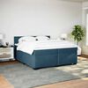 vidaXL &Kappa;&rho;&epsilon;&beta;ά&tau;&iota; Boxspring &mu;&epsilon; &Sigma;&tau;&rho;ώ&mu;&alpha; &Mu;&pi;&lambda;&epsilon; 200x200 &epsilon;&kappa;. &Beta;&epsilon;&lambda;&omicron;ύ&delta;&iota;&nu;&omicron;